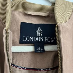 London Fog Tan Bomber